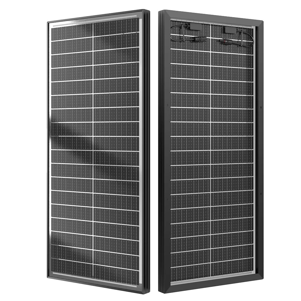 Solarpanel, Bifaziales Design, Hohe Effizienz, 100w