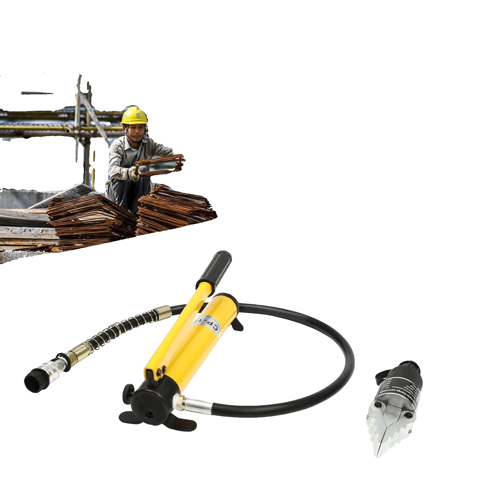 Flanschspreizer, Cr45-stahlkonstruktion, Hydraulische Druckbetätigung, Ergonomischer Rutschfester Griff, Kompatibel Mit Verschiedenen Branchen, Modell