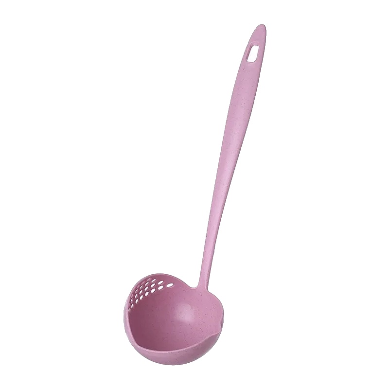 Sieb & Abtropfsieb, Langer Griff, Ergonomisches Design, Rosa