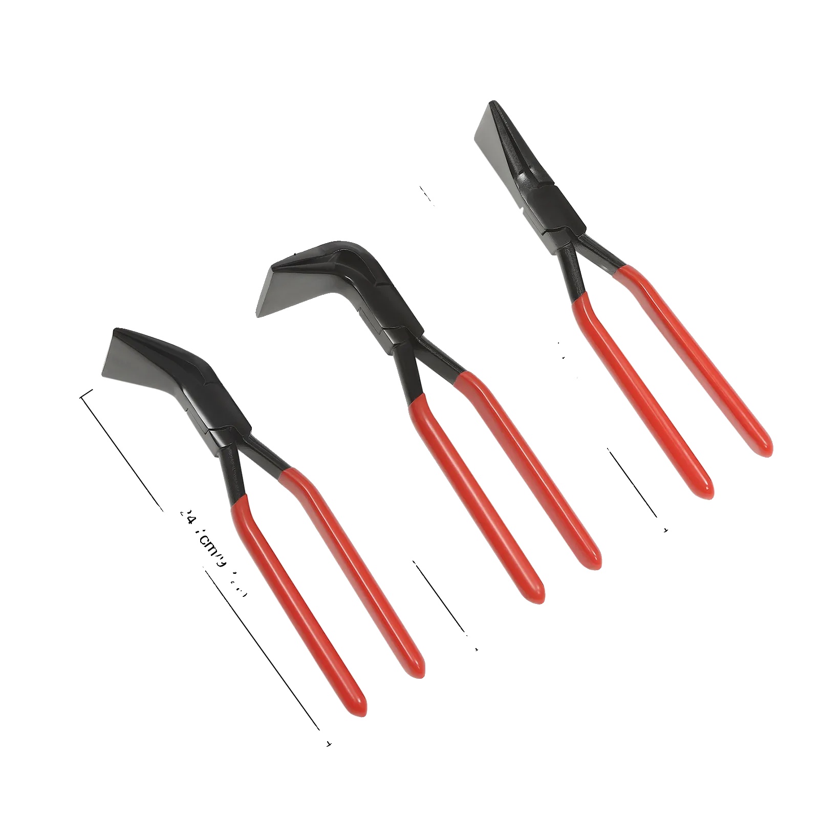 Handnahtgeräte, Langlebiger Hochlegierter Stahl, Vielseitige Biegewinkel, Rot