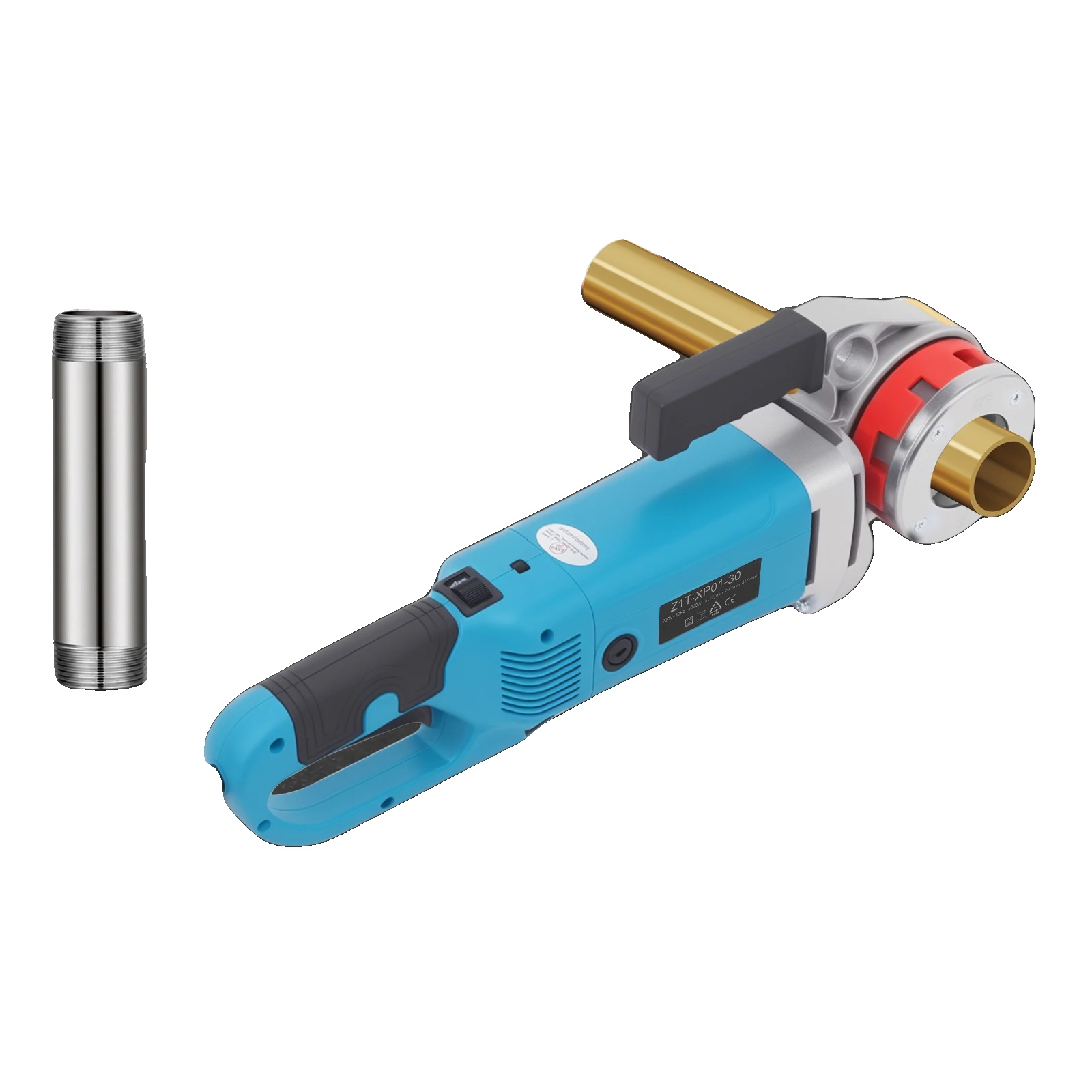 Elektrischer Rohrgewindeschneider, Leistung 2000w, Spannung 230v, Geschwindigkeit 22 U/min, Rohrdurchmesserbereich 0,82-1,65 Zoll, Gewicht 11,4 Kg