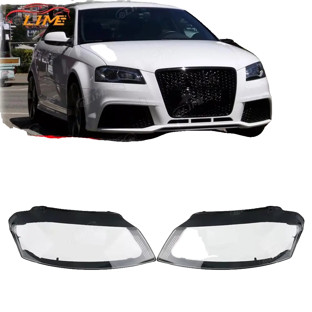 Scheinwerferlampenschirm, Polycarbonatmaterial, Klare Linsenfarbe, Kompatibel Mit Audi A3 8p S-line S3 Rs3, Einfache Installation, Langlebiges Design