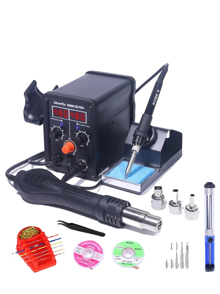 Lötstation, Dual-temperaturanzeige, Automatischer Schlafmodus, Paket 5, 220veu