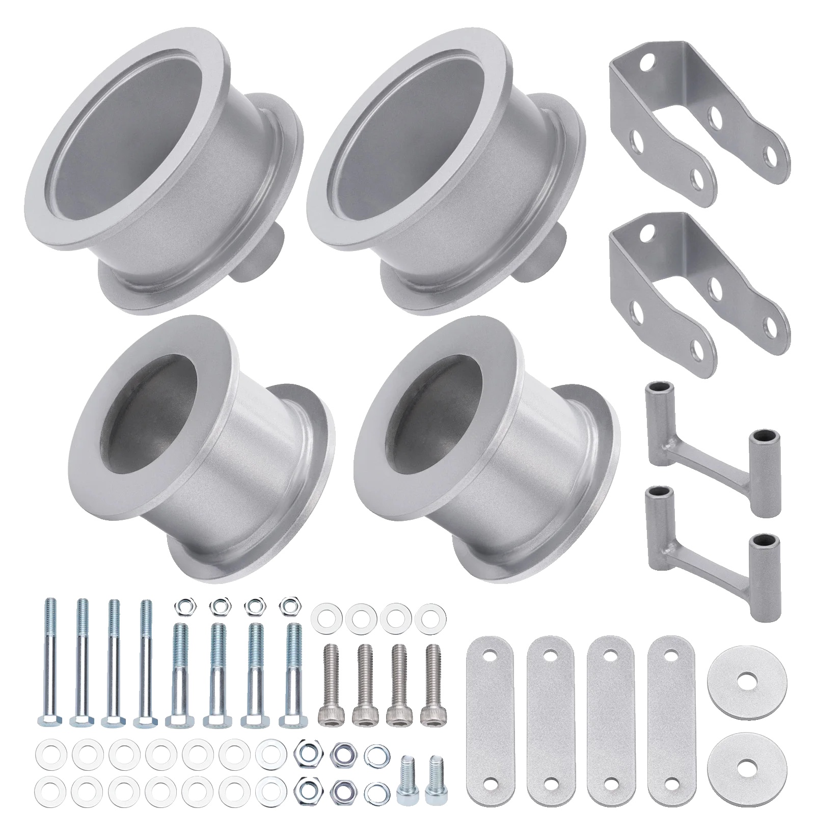 Lift Leveling Kit, Carbonstahl, Kompatibel Mit Jeep Wrangler Jk 2007-2018, Artikelmaße: 33 Cm X 24 Cm X 14 Cm, Gewicht: 9000 G, Ermöglicht 33