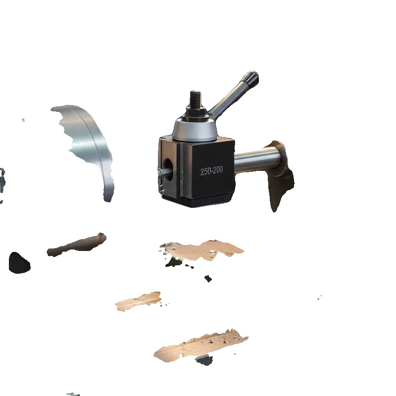 Werkzeughalter-set, Schnellwechsel-funktion, Kompatibel Mit Mini- Und Metall-drehmaschinen, Schwarz