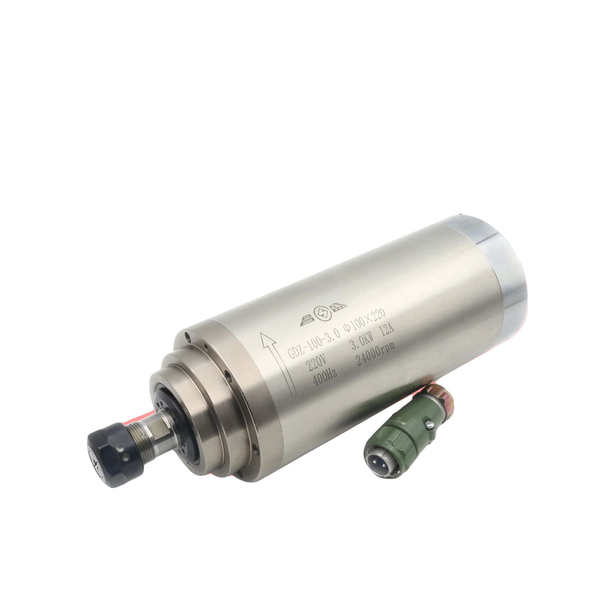 Wassergekühlte Spindel, 3 Kw Leistung, 10-24000 U/min, Nur Spindel, 220v