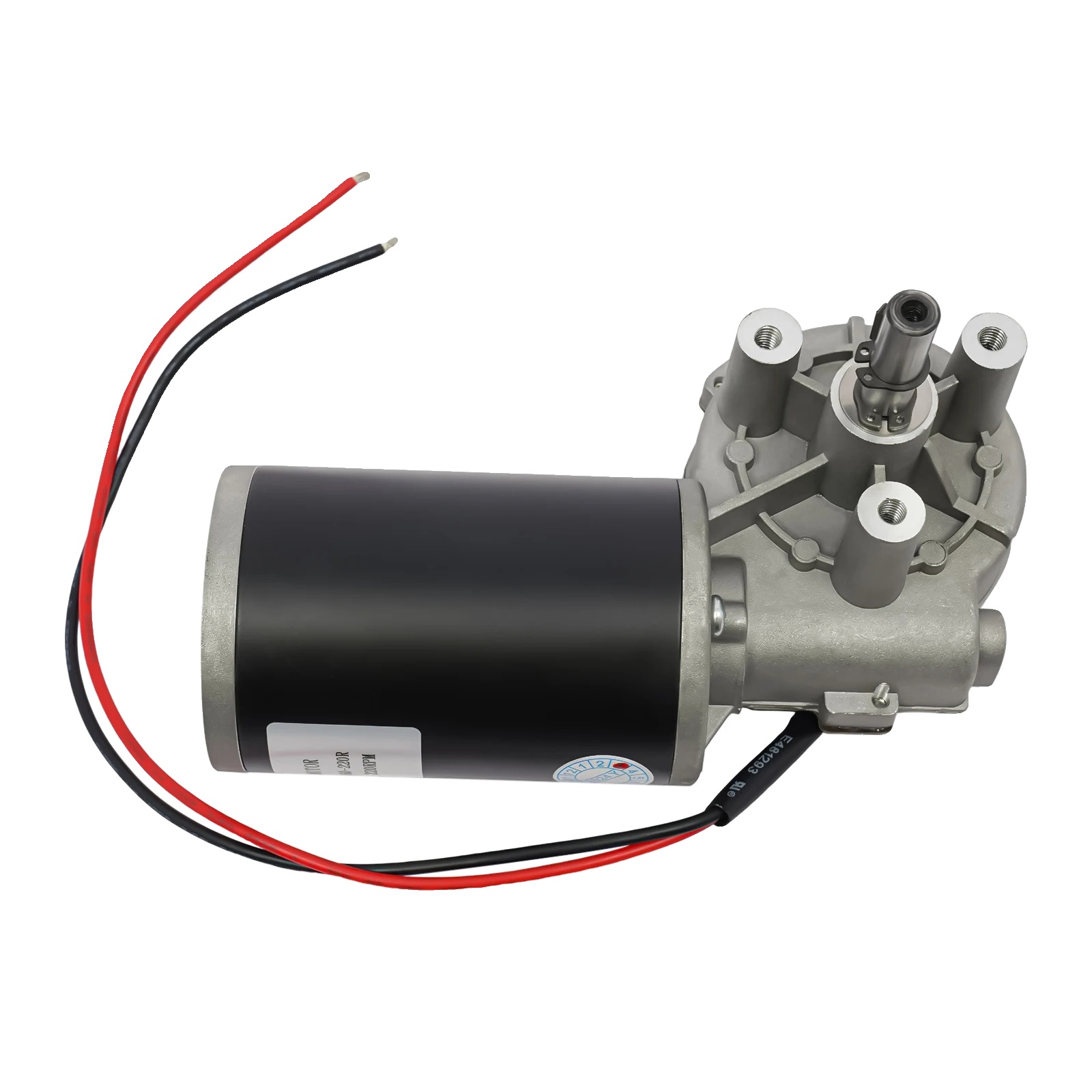 Elektrischer Getriebemotor, 12v, 220u/min, Schwarz