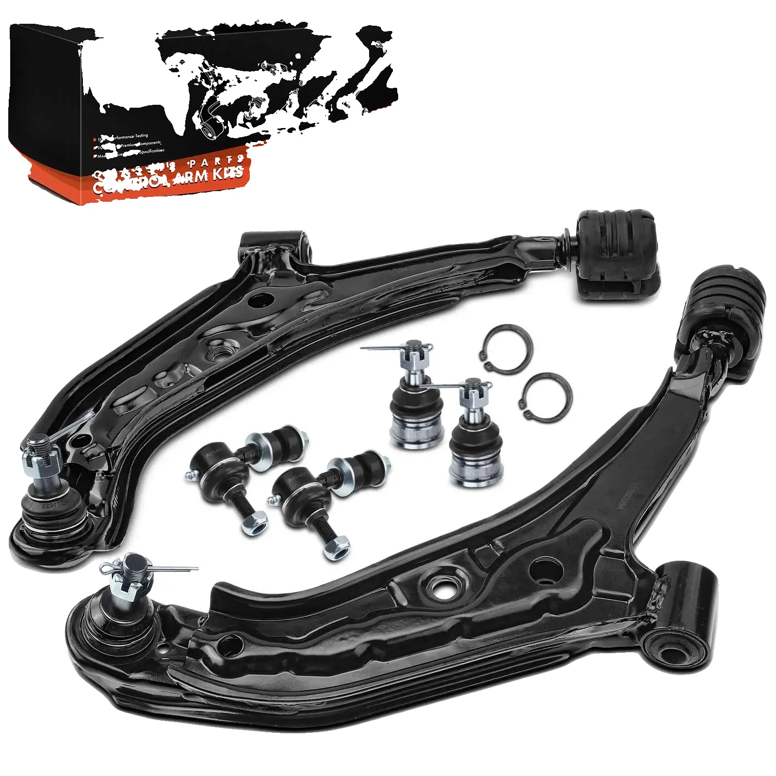 Steuerarmset, Kompatibel Mit Nissan Almera I N15, Einbauposition: Vorderachse Unterteil, Material: Hochfestes Stahl, Verbesserte Haltbarkeit,