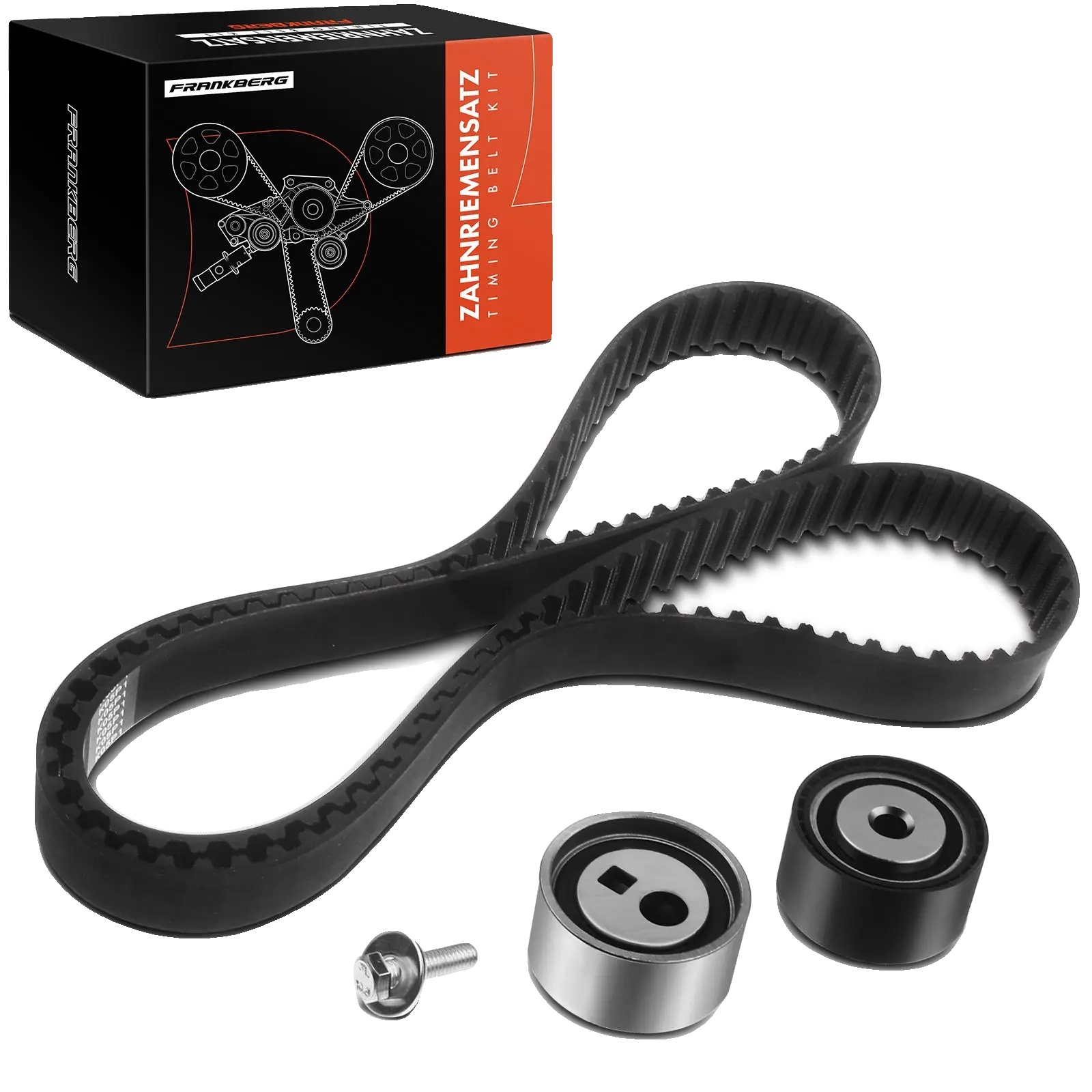 Zahnriemensatz, Hochfester Synthetischer Gummi, Breite 25mm, Länge 1000mm, Kompatibel Mit Citroën- Und Peugeot-modellen, Iso 9001 Zertifiziert