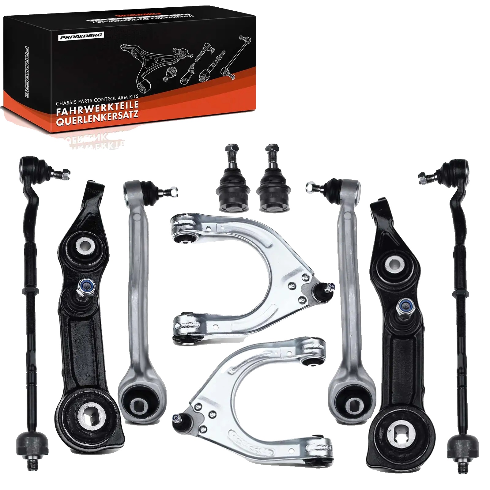 Steuerarmset, Hochfester Stahl, Maßgeschneidert Für Die Vorderachse, Kompatibel Mit Mercedes-benz E-klasse W211/s211, 10-teiliges Set, Oem-kompatibel