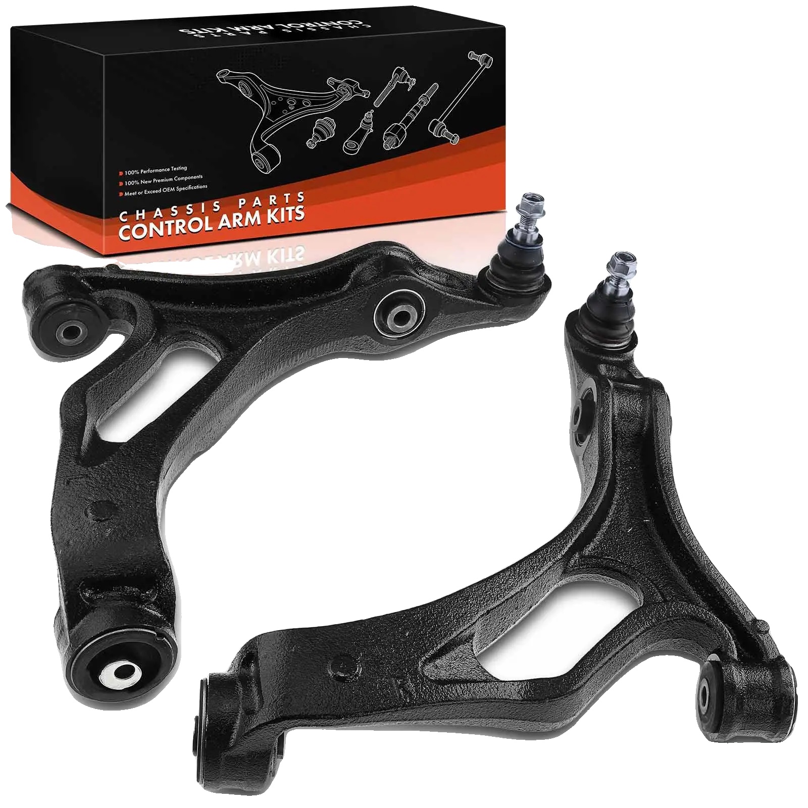 Lenker, Stahlmaterial, Vorderachse Unterteil, Oem K620147, Oem K620153, Einschließlich Stützgelenke