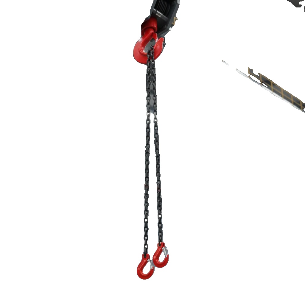 Schwerlast-hebekette, Kettenlänge 2m, Tragfähigkeit 2t, Anzahl Der Ketten 2, Material Legierungsstahl, Größe Des Heberinges 6,41,312,7cm