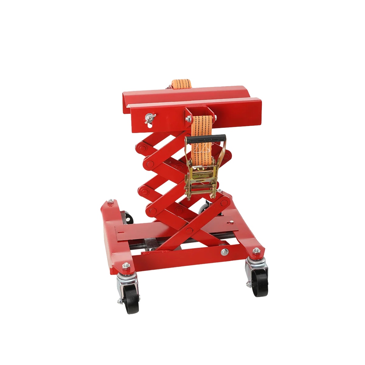 Motorradhebebühne, Tragfähigkeit 200 Kg, Höhenbereich 185-590 Mm, Grundabmessungen 420 X 400 Mm, Antriebssteckdosenmaß 1/2" Sq. Dr.,