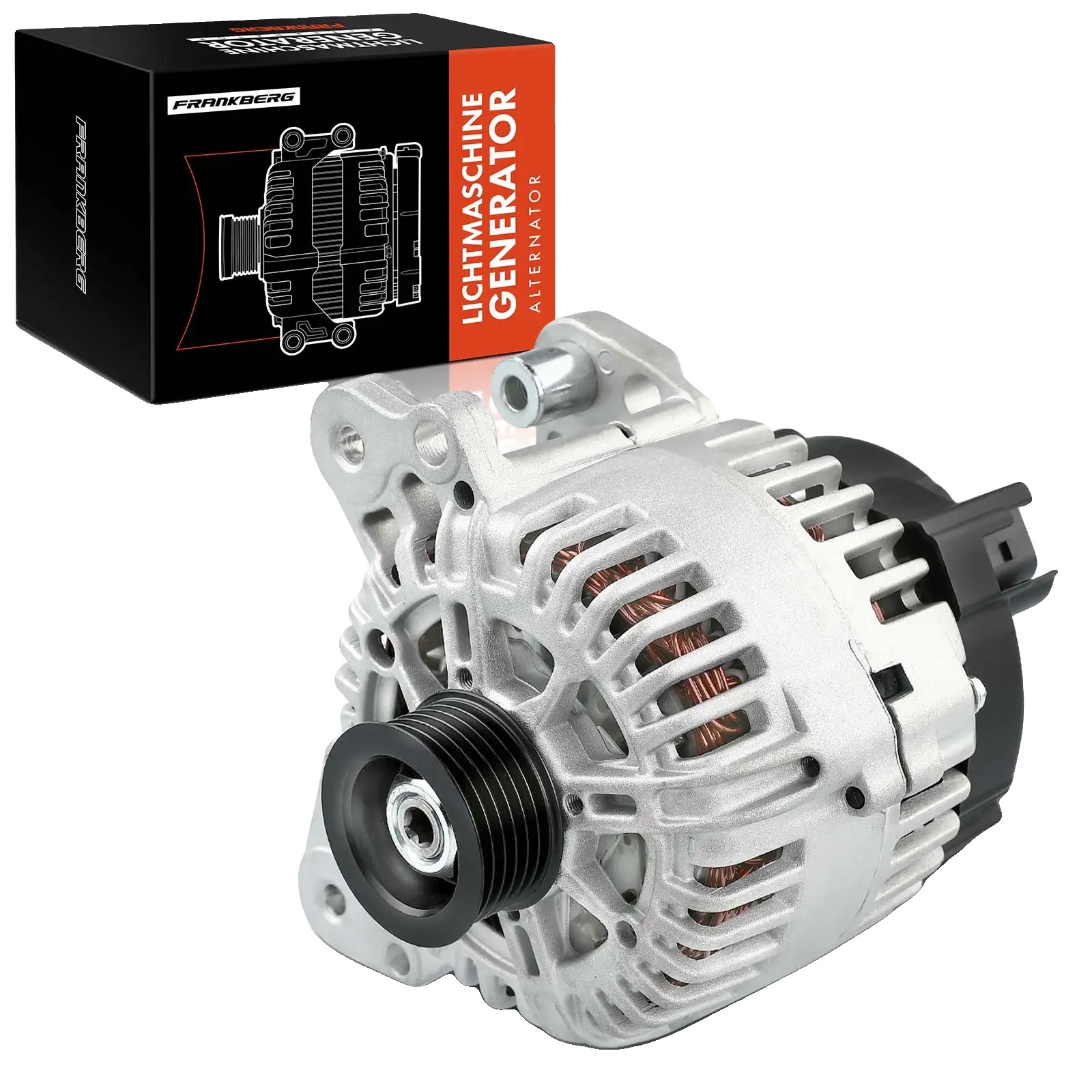 Lichtmaschinen-generator, 50 Mm Riemenscheibendurchmesser, 14 V Spannung, 110 A Generator-ladestrom, 6 Anzahl Der Rillen, Direktmontage