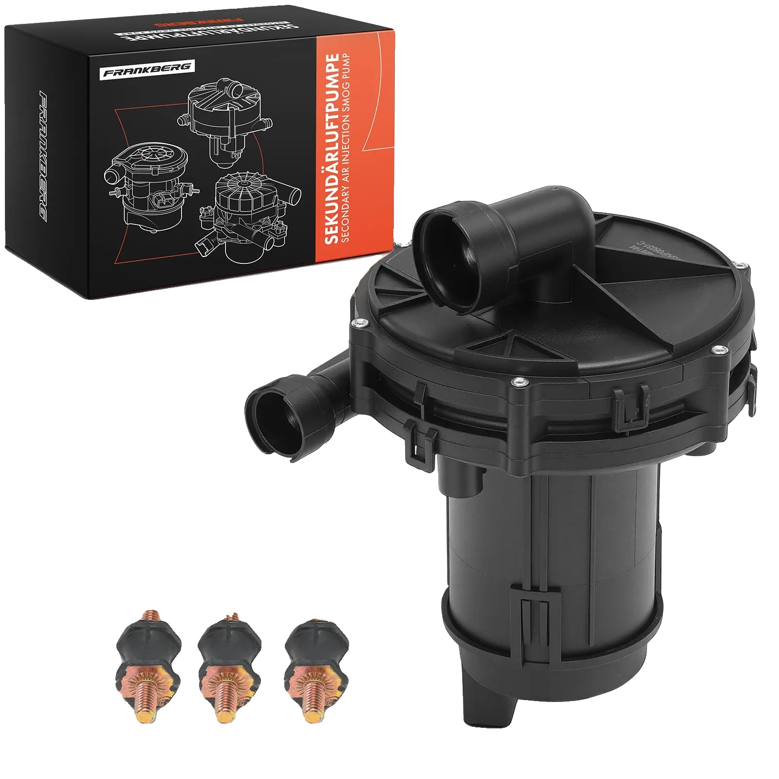 Sekundärluftpumpe, 12v Betriebsspannung, 2 Anschlusskontakte, 1 Verbindung, Kompaktes Design, Kompatibel Mit Automodellen