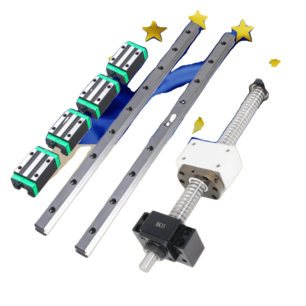 Cnc Router Kit, 20mm Linearführungen, Hgh20ca Wagen, 1500mm Kugelumlaufspindel, Präzise Bewegung, Moderate Tragfähigkeit
