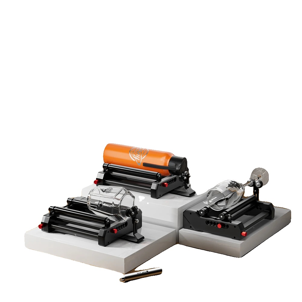 Lasergravur-zubehör, Verstellbarer Arbeitstisch, Rotierendes Rollfutter, Rr2