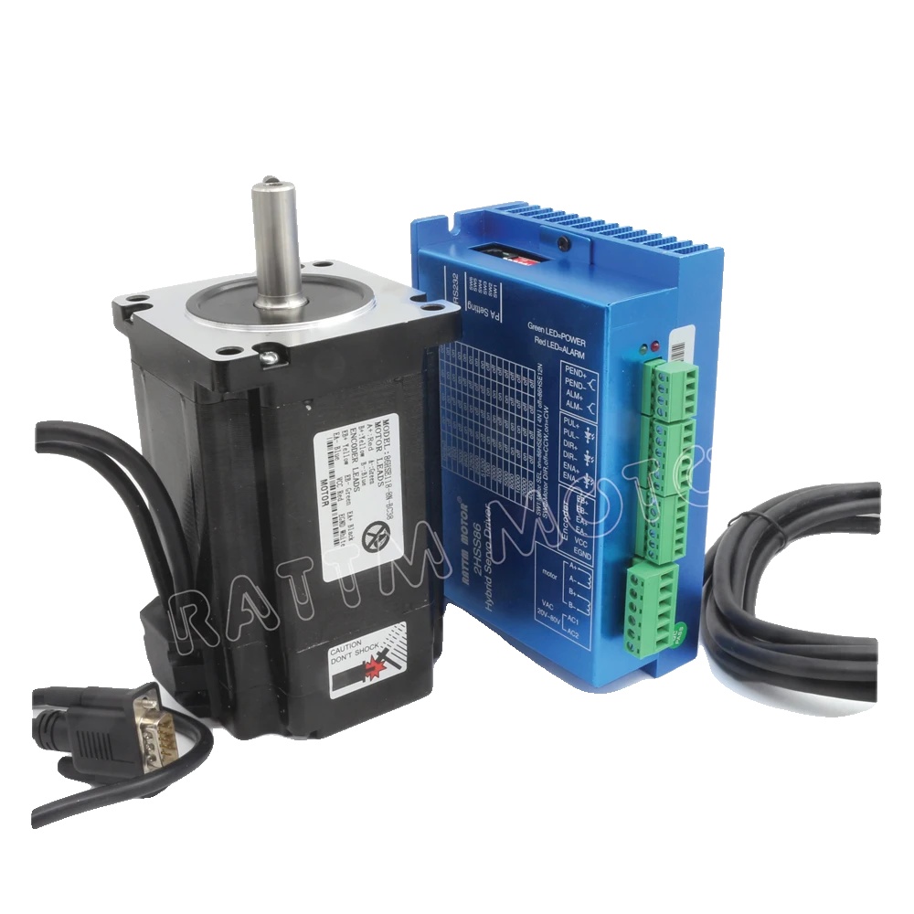 Servo-schrittmotor, 8n.m Drehmomentbewertung, 116mm Länge, 8a Strom, Nema 34 Kompatibilität, Ce-zertifiziert