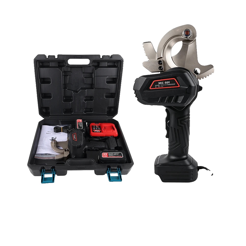 Kabelschneider, 18v Spannung, 5,0ah Batterie, 3×120mm² Kupfer Schneidkapazität, Handheld-design, Elektrischer Antrieb