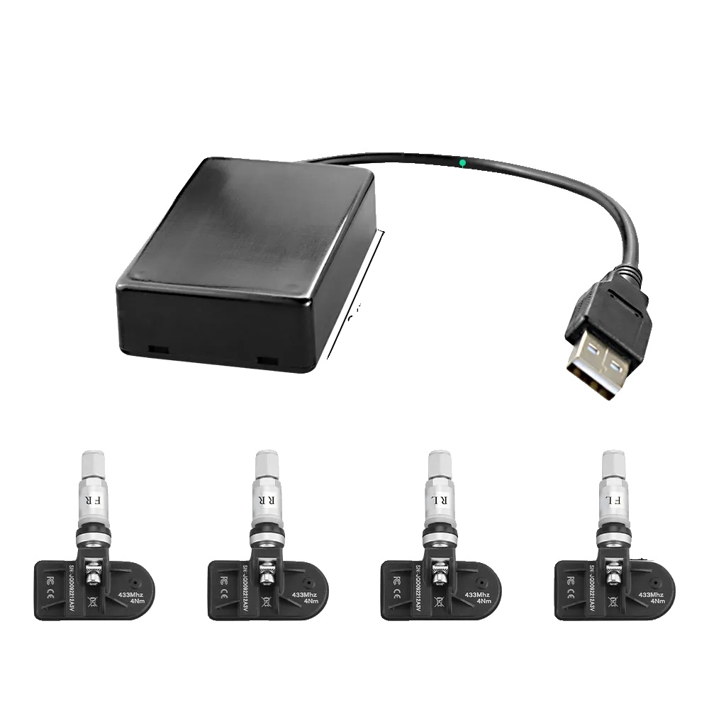 Reifendrucküberwachungssystem, Usb-betrieben, Interne Und Externe Sensoren, Tpms(integriert)