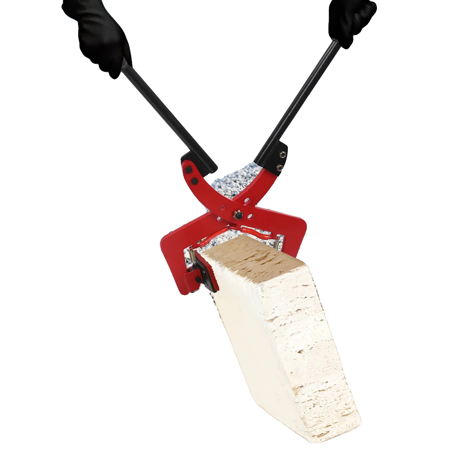 Plattenheberzange, 280 Kg Tragfähigkeit, 45,5 Cm Länge, Verstellbare Klemmweite 3,15-11,81 Zoll, Q355 Stahlmaterial, Rutschfeste Doppelgriffe