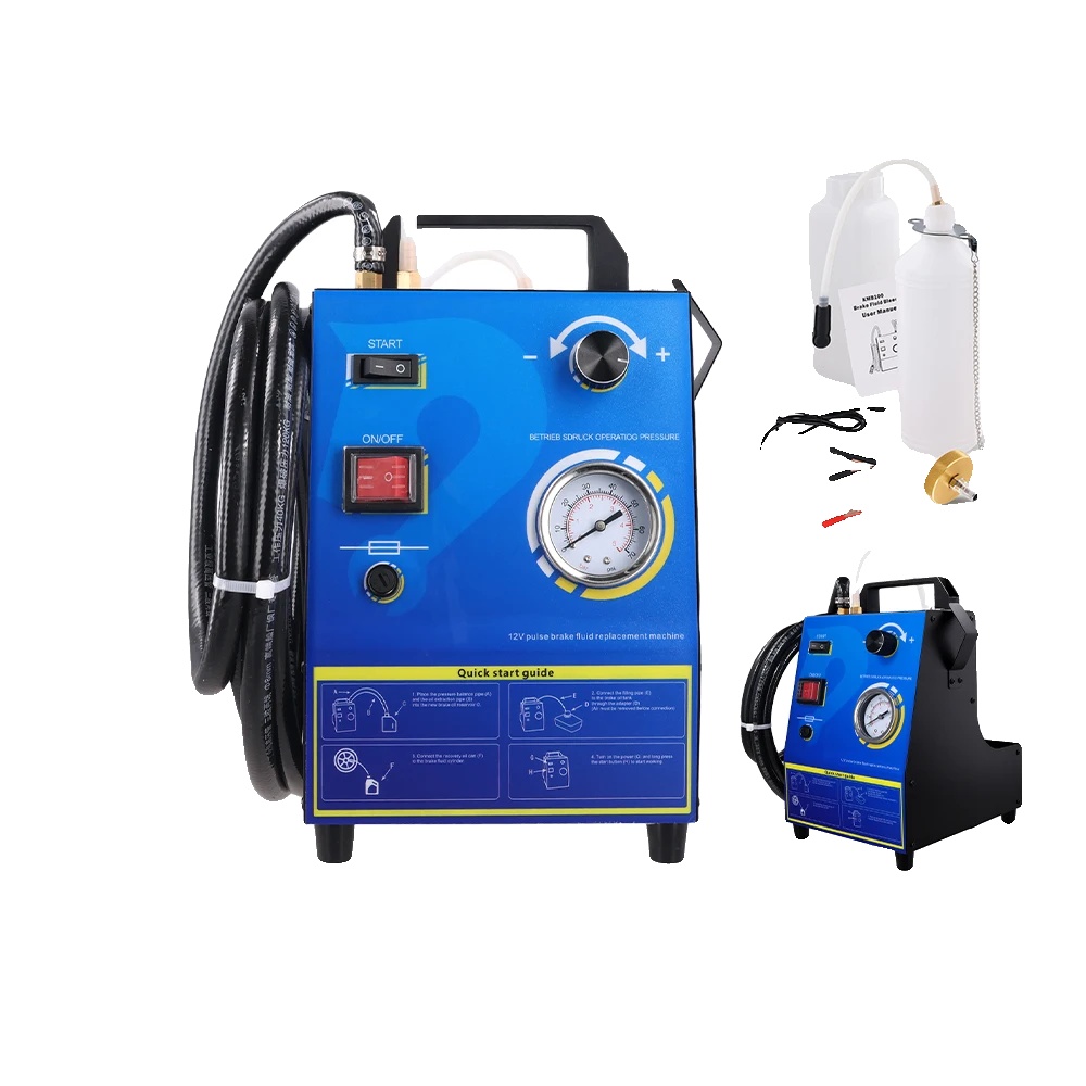 Bremsflüssigkeitswechselgerät, 12v Dc Betrieb, Einstellbarer Druck 0,7–2,5 Bar, Kompatibel Mit Automobilsystemen, 1l Altölbehälter, 52mm