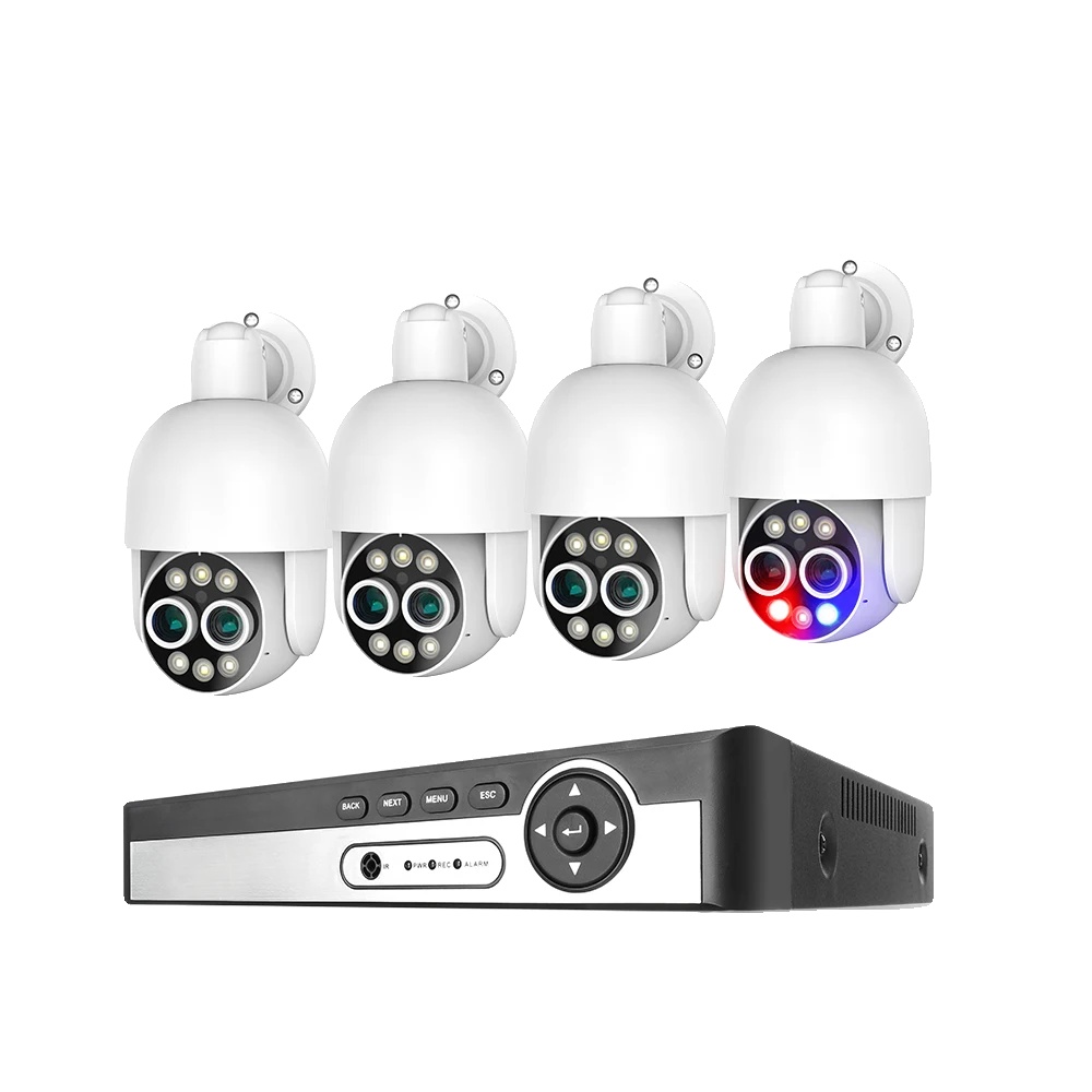 Sicherheitskamerasystem, 8mp Auflösung, Ki-erkennungstechnologie, 8ch Nvr 4 Kamera 8mp, Eingebaut 1tb Hdd-a