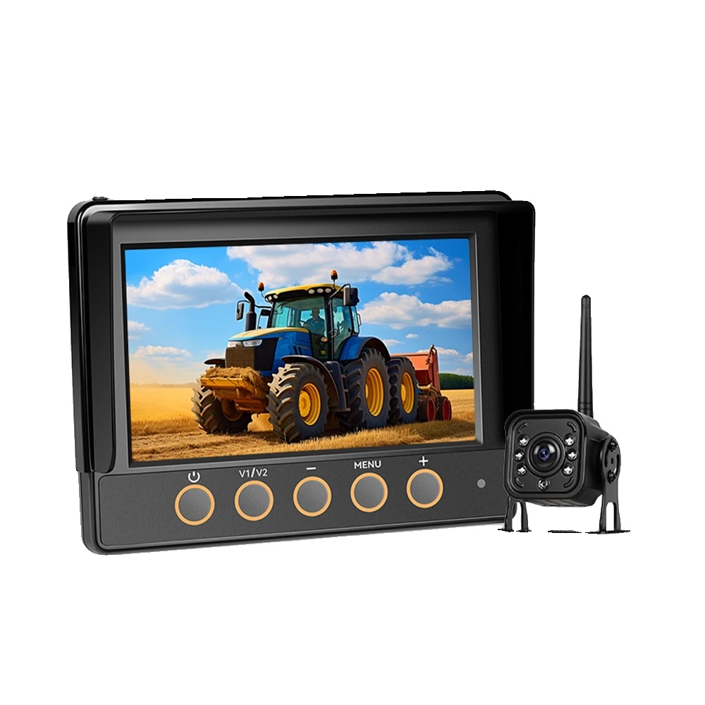 Auto-monitor, 720p Rückfahrkamera, 7-zoll-display, Ip68 Wasserdicht, Kabellose Installation, Weitwinkelansicht