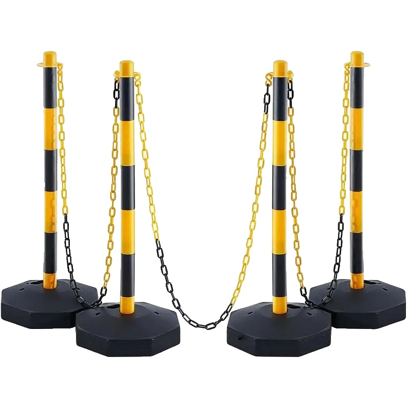 Signalstange, Höhenverstellbar, Mit Füllbarem Fuß, 4pcs