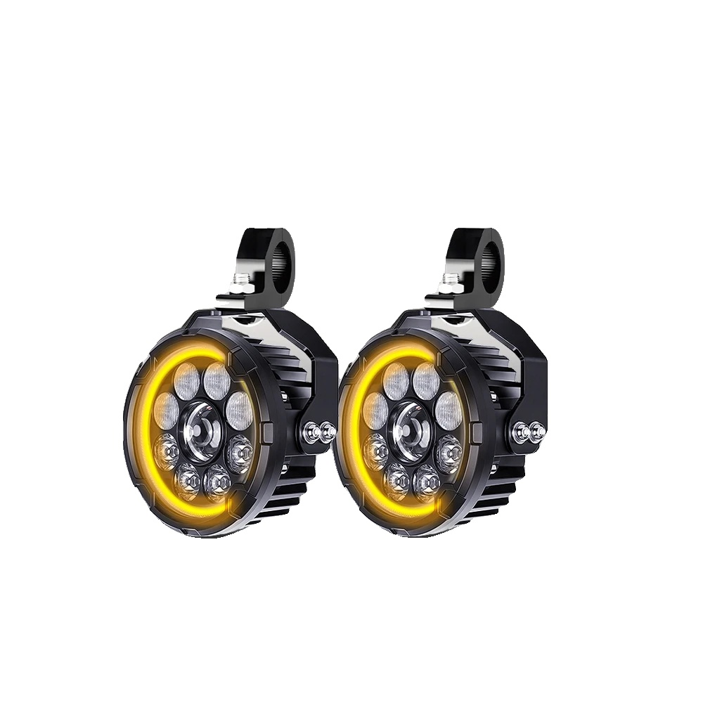 Motorrad Zusatzlichter, Hochintensive Led, Wasserdichtes Design, Nur Amber Drl