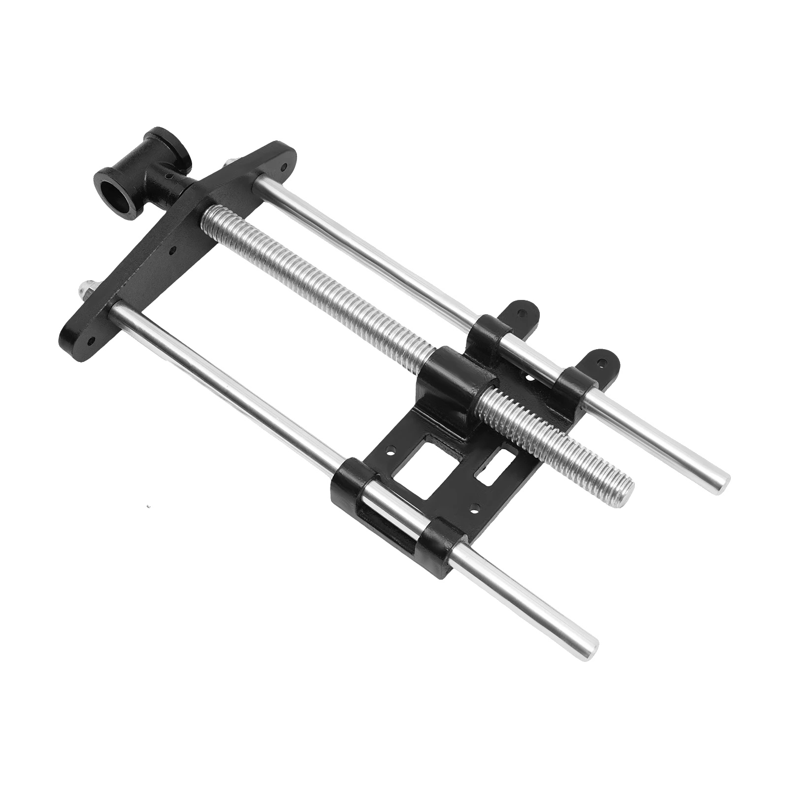 Bohrmaschinen-schraubstock, Robuste Konstruktion, Ideal Für Holzarbeiten, Schwarz Silber, 10 Inches