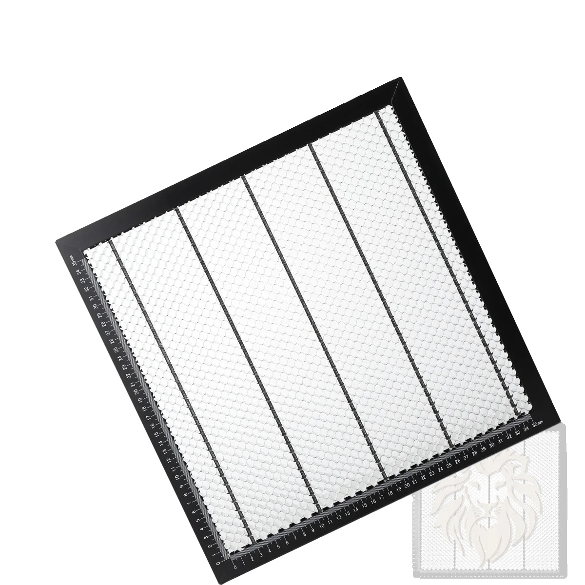 Lasergravierer-arbeitsplatte, Verzinkter Eisen- Und Aluminiumrahmen, 400 X 400 Mm, Kompatibel Mit Co2-lasermaschinen, Wabenstruktur, Präzise