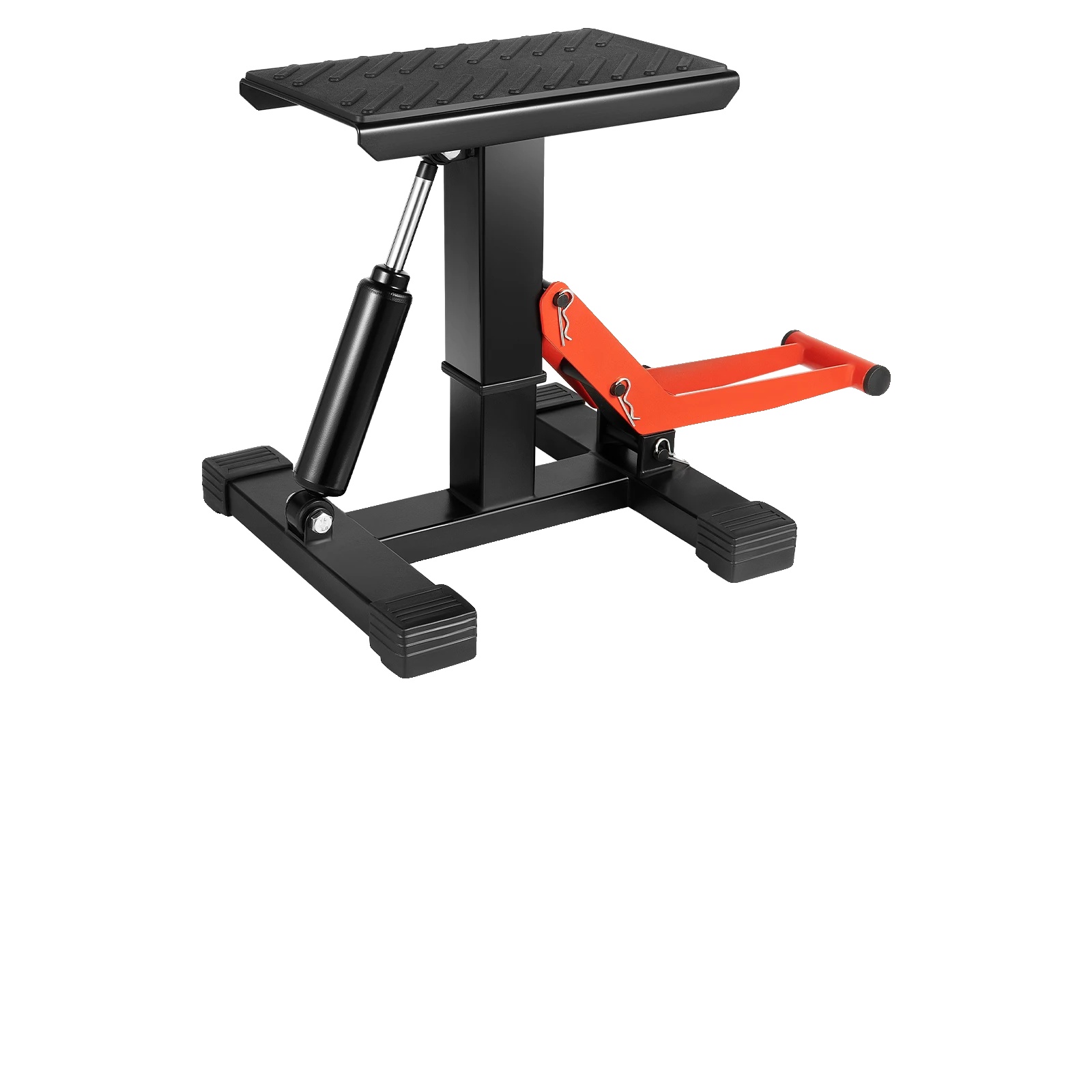 Hydraulischer Motorradständer, Verstellbare Höhe 25-35 Cm, Verstellbare Hubhöhe 33-40 Cm, Tragfähigkeit 400 Kg, Stahlkonstruktion, Kompatibel Mit
