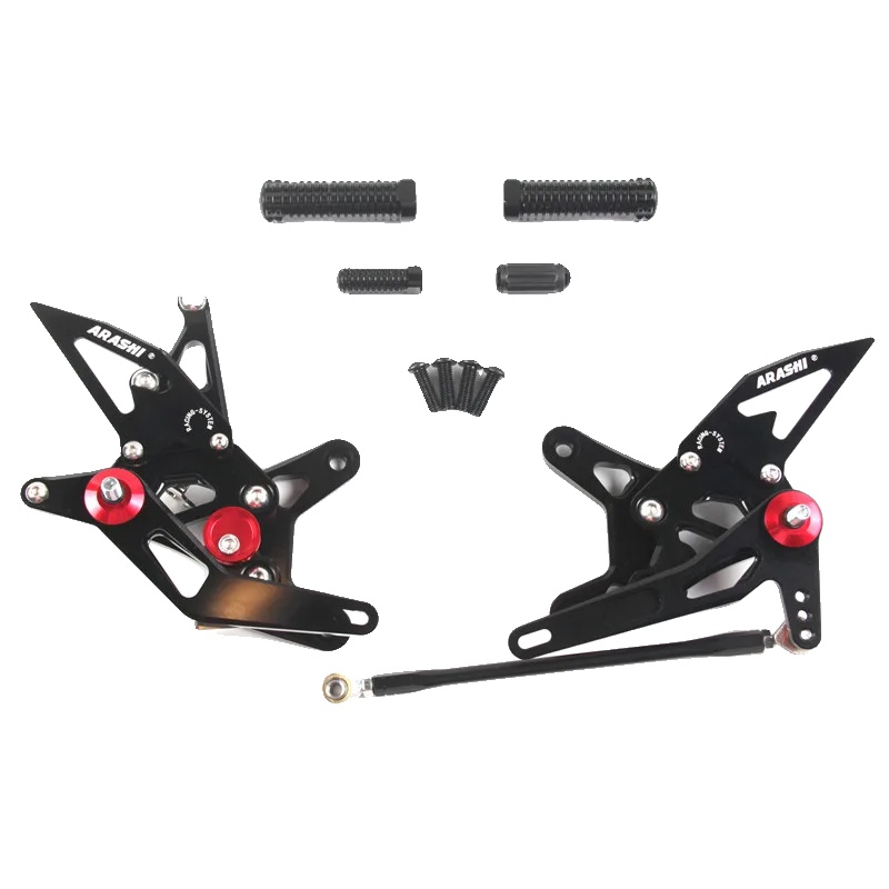 Fußrasten, Cnc-bearbeitet, Kompatibel Mit Kawasaki Ninja Zx-6r, Schwarz