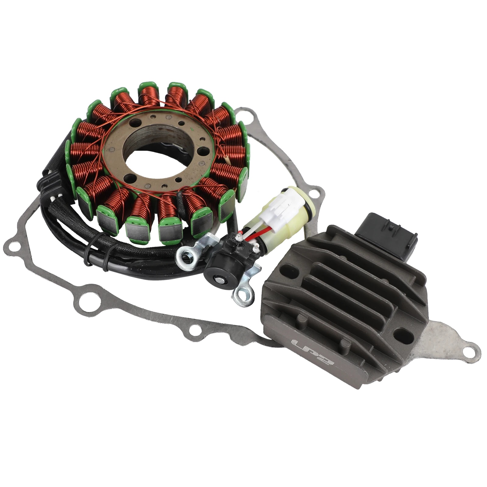 Magneto Stator, Hochwertiges Material, Standardpassform Für Yfm250r Raptor 250, Verbesserte Haltbarkeit, Direkter Ersatz, Kompatibel Mit