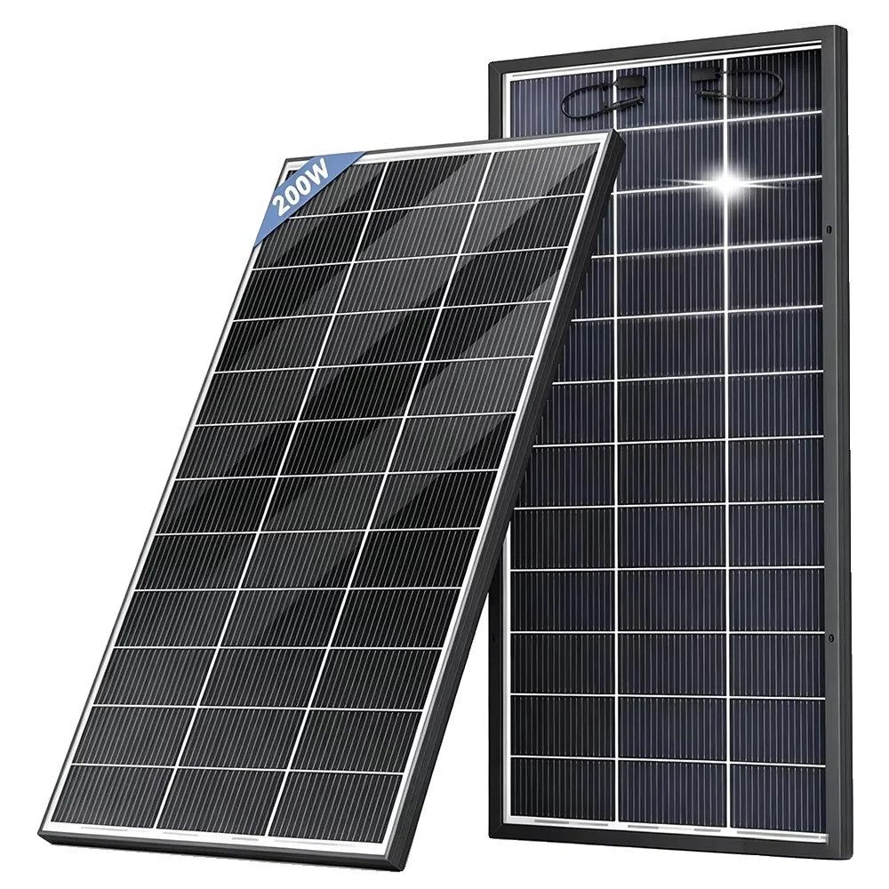 Solarpanel, Bifaziale Technologie, Hohe Effizienz, 200w 1stück