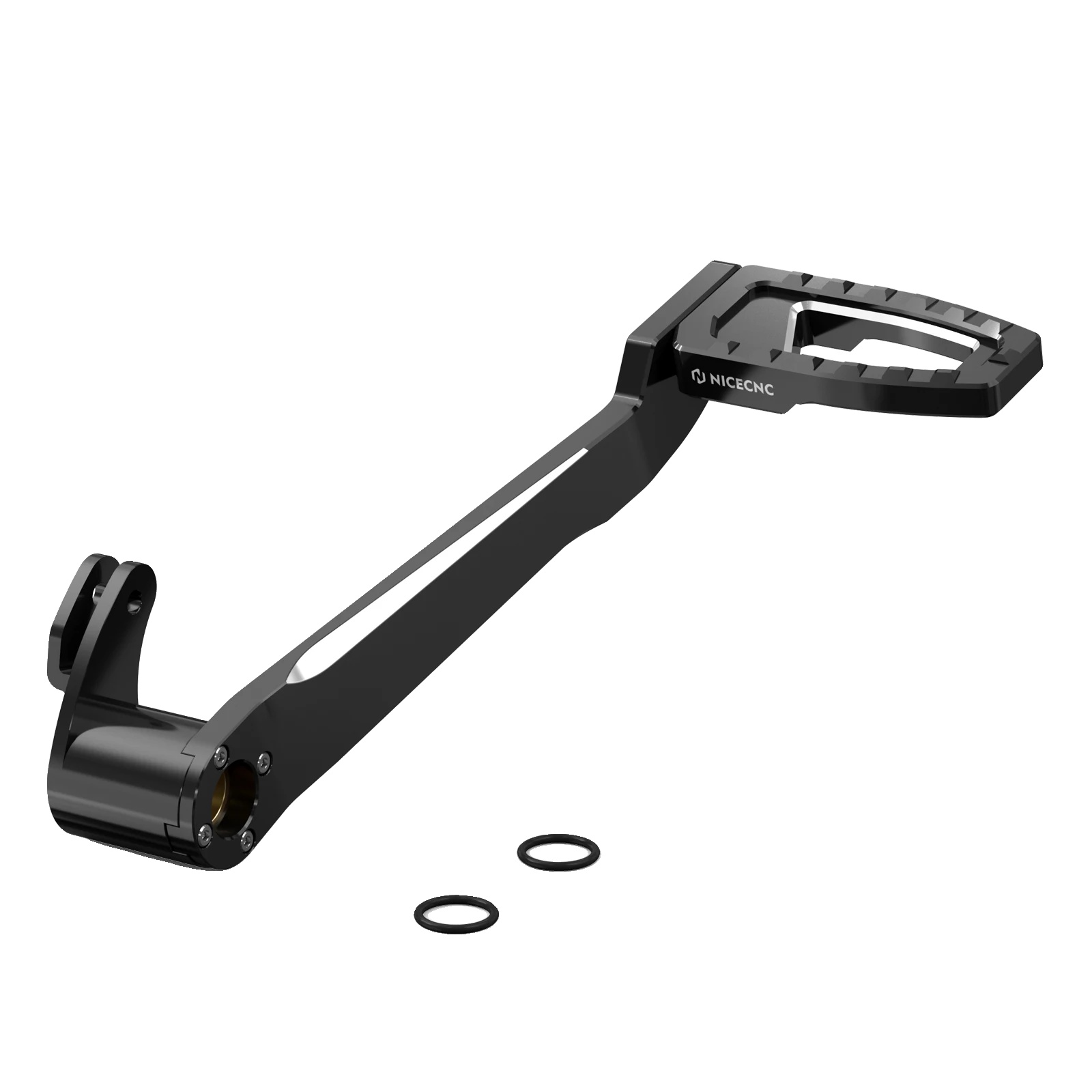 Fußstütze, Langlebiges Aluminium, Kompatibel Mit Harley-modellen, Schwarz