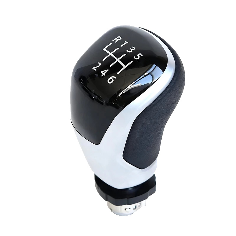 Gangschaltknopf, Ergonomisches Design, Universelle Kompatibilität, Silber 6-gang A