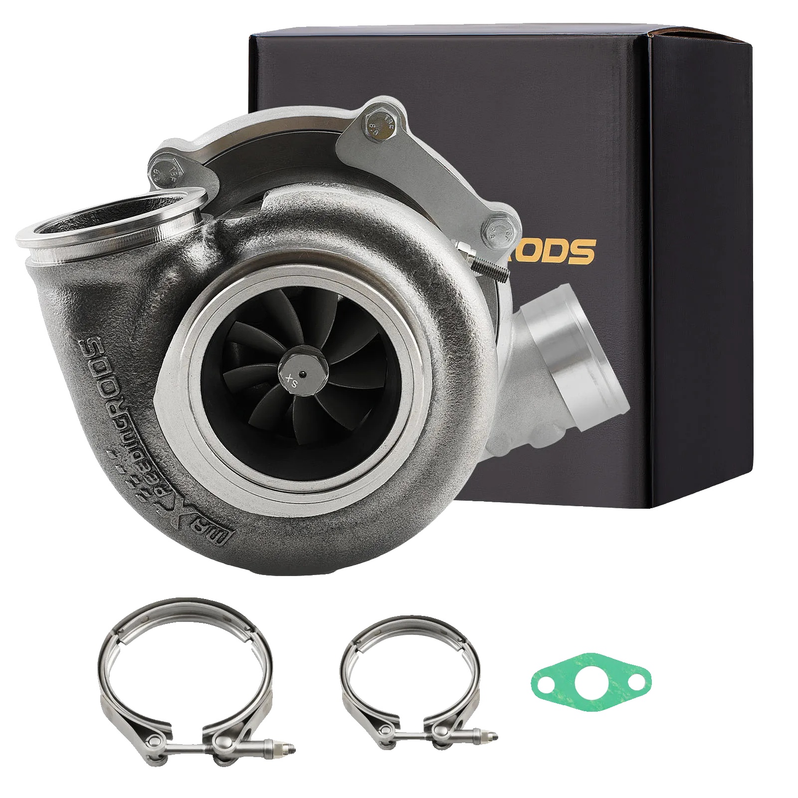 Turbolader, Abgas-einlassflansch Od 79,3 Mm, Abgas-auslassflansch Od 92,7 Mm, Geeignet Für 2,0l Bis 5,5l Motoren, Unterstützt 700-1050ps, Wasser- Und