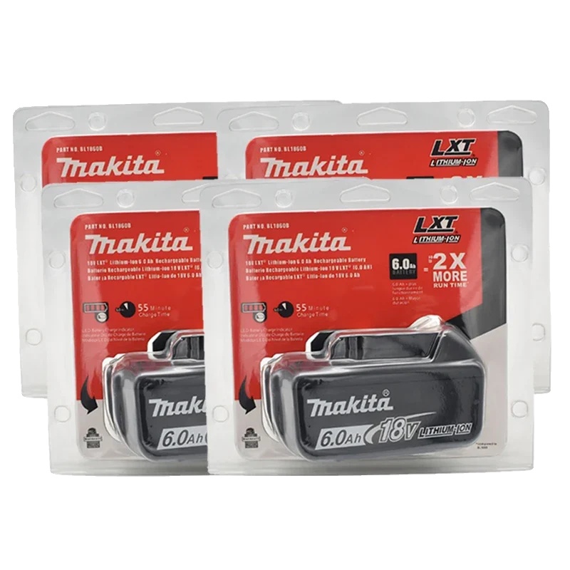Batterie, 6000mah Kapazität, Intelligentes Laden, 4 Stück-18v 6ah