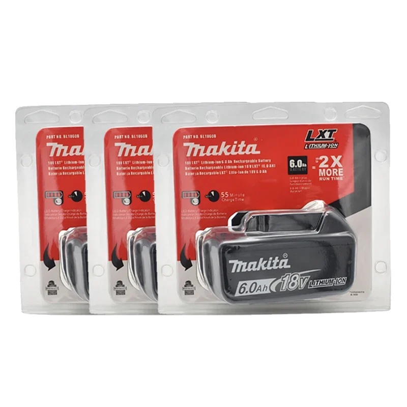 Batterie, 6000mah Kapazität, Intelligentes Laden, 3 Stück-18v 6ah
