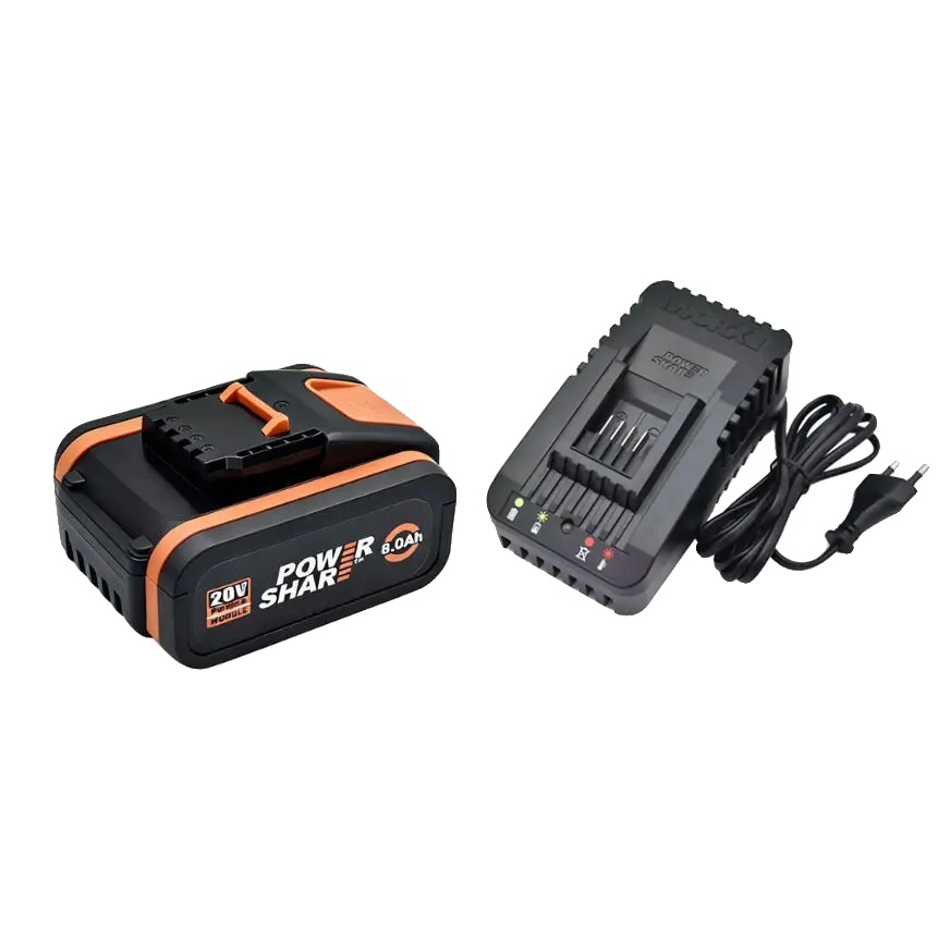 Akkutausch, 20v Lithium-ionen, 8000mah Kapazität, 8.0ahx1 Ladegerätx1