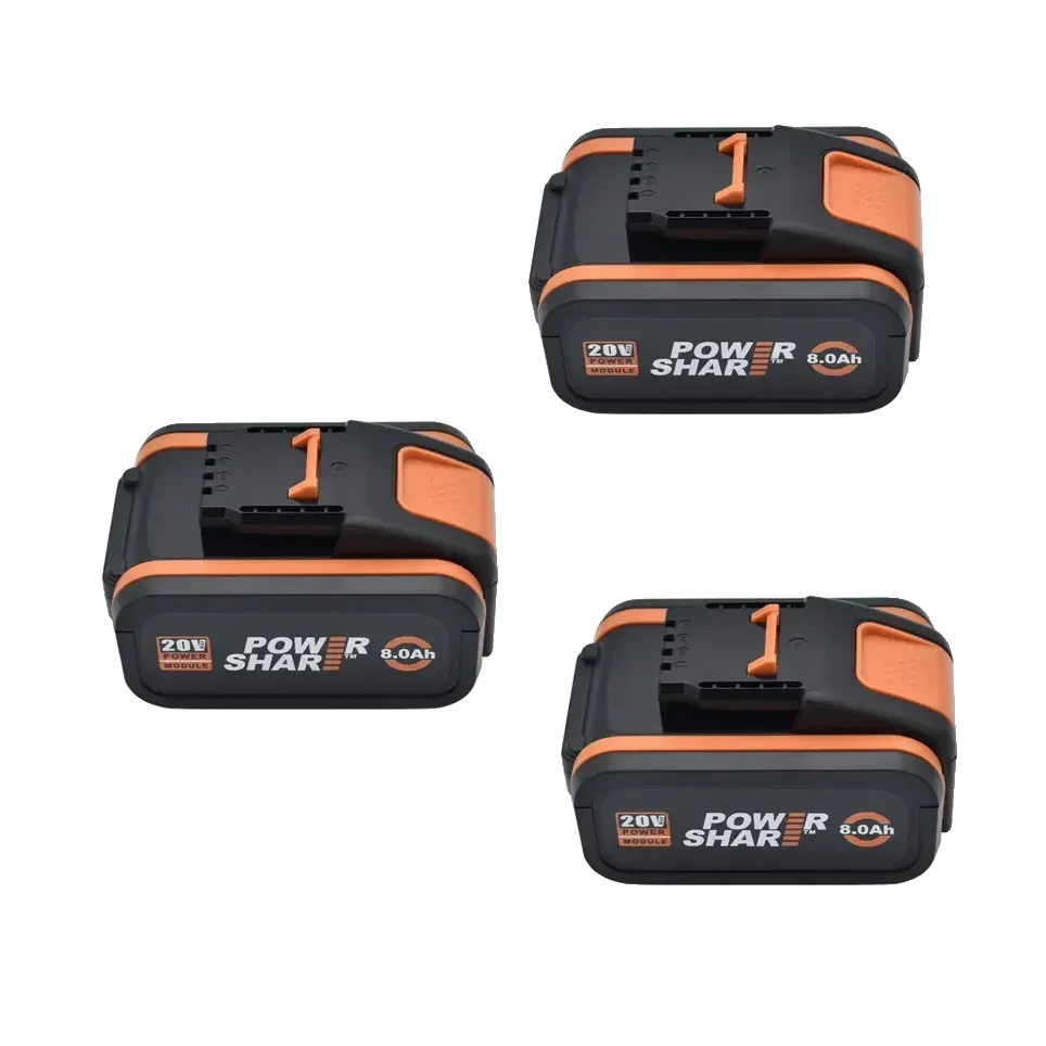 Batterie, 8000mah Kapazität, Kompatibel Mit Verschiedenen Modellen, 8.0ah-3pcs