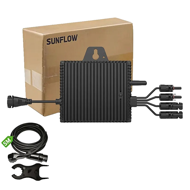 Solarwechselrichter, Dual Mppt, Wifi-überwachung, 800w, 230v, 16-60v