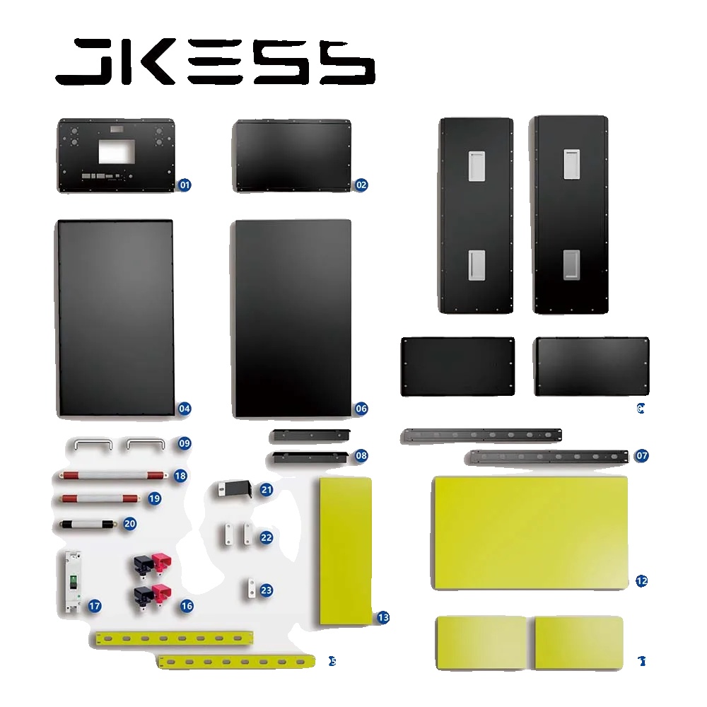 Batteriespeicherbox, 51,2v Lithium-eisen-phosphat, Integriertes Display, Jklu015d
