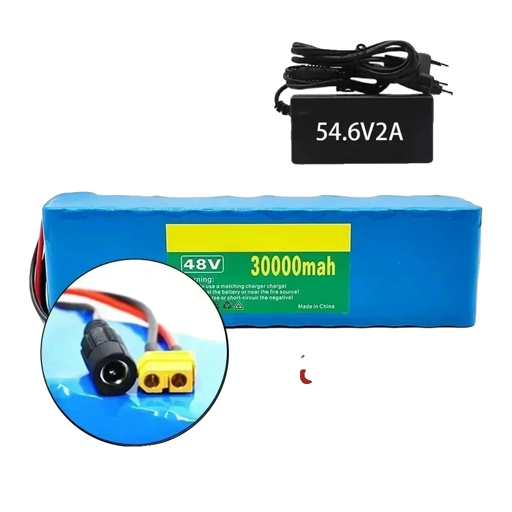 Lithium-ionen-batteriepack, 30000mah Kapazität, Integriertes Bms, Xt60-dc-54.6v2a