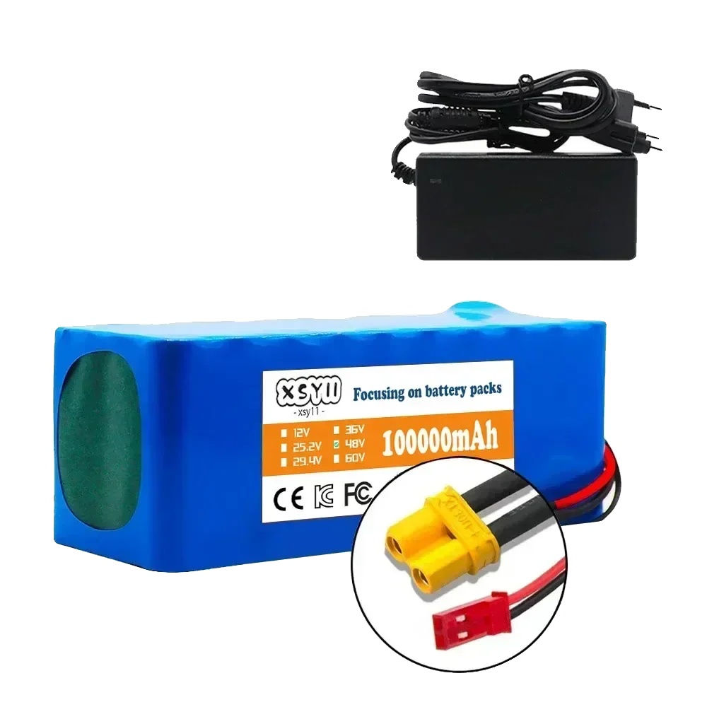 Lithium-ionen-batteriepack, 100ah Kapazität, Eingebaute Schutzvorrichtung, Schwarz