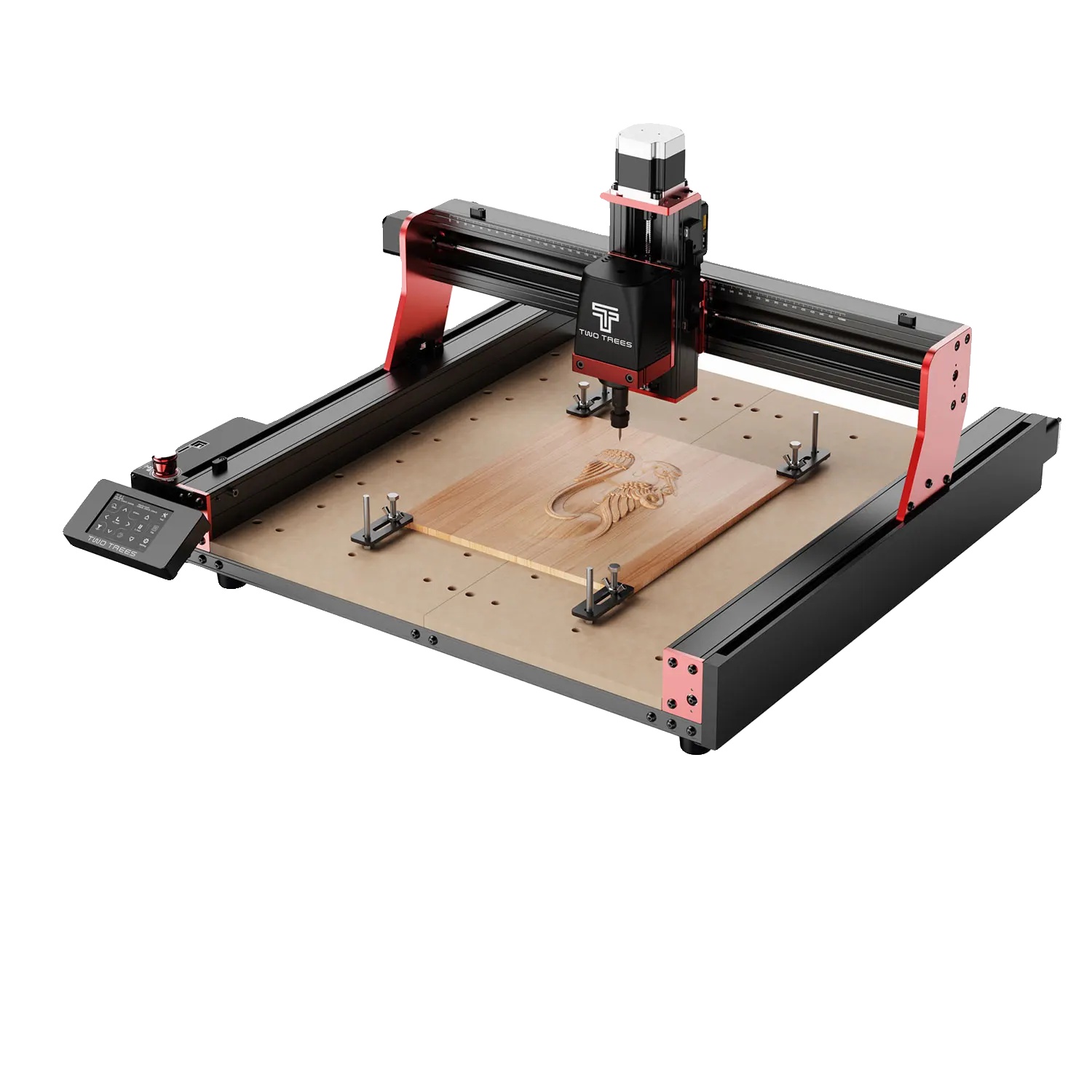 Cnc-fräsmaschine, 4 Achsen, Lasergravur-kompatibel, Ttc 450 Pro Anzug 1, 3-achsen-a, Eu Stecker-a