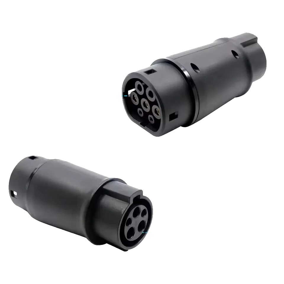 Ev-ladeanschlussadapter, Kompatibilität Mit Typ 1 Und Typ 2, 32a Stromstärke, 7.2kw Typ1 Zu Typ2