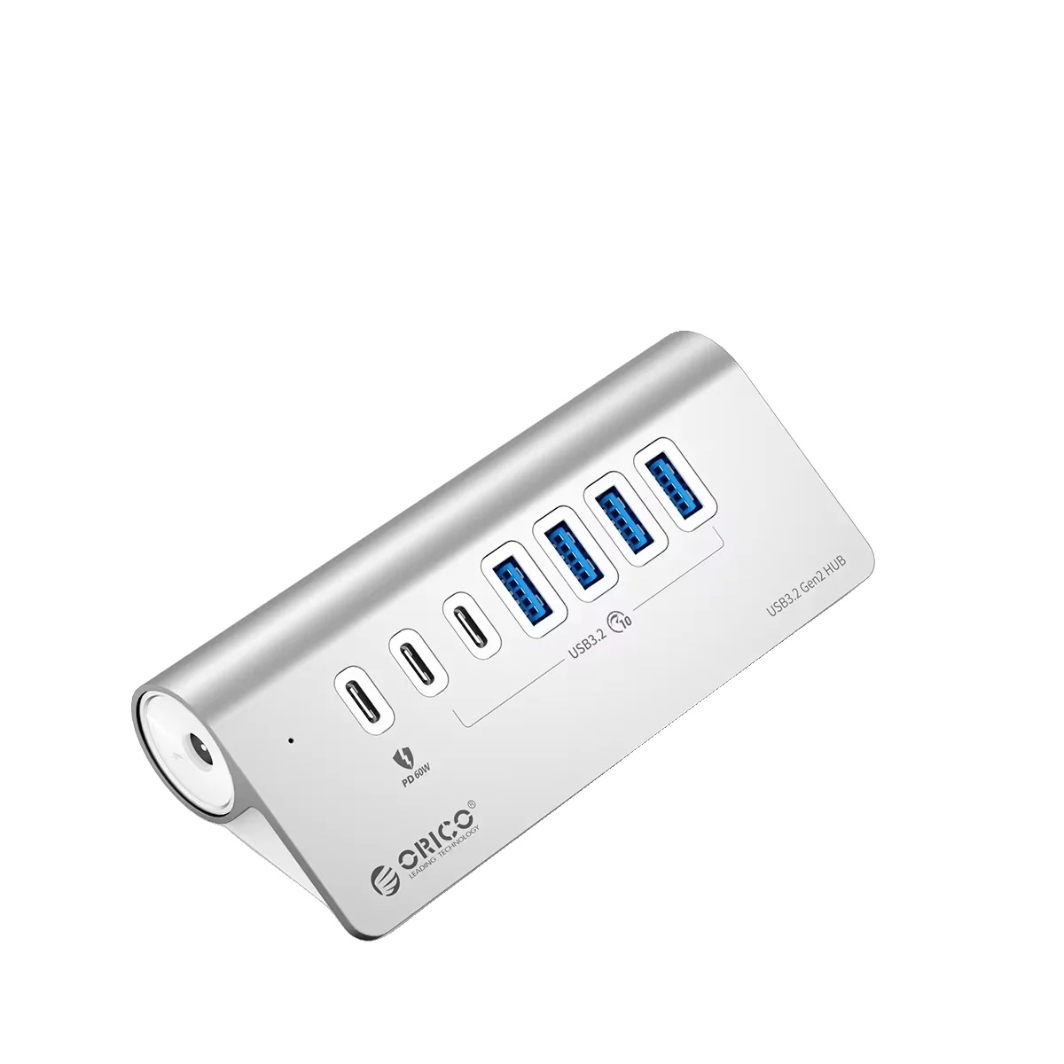 Usb-hub, 7 Anschlüsse, Schnellladefunktion, 1m Pd60w Eu-stecker
